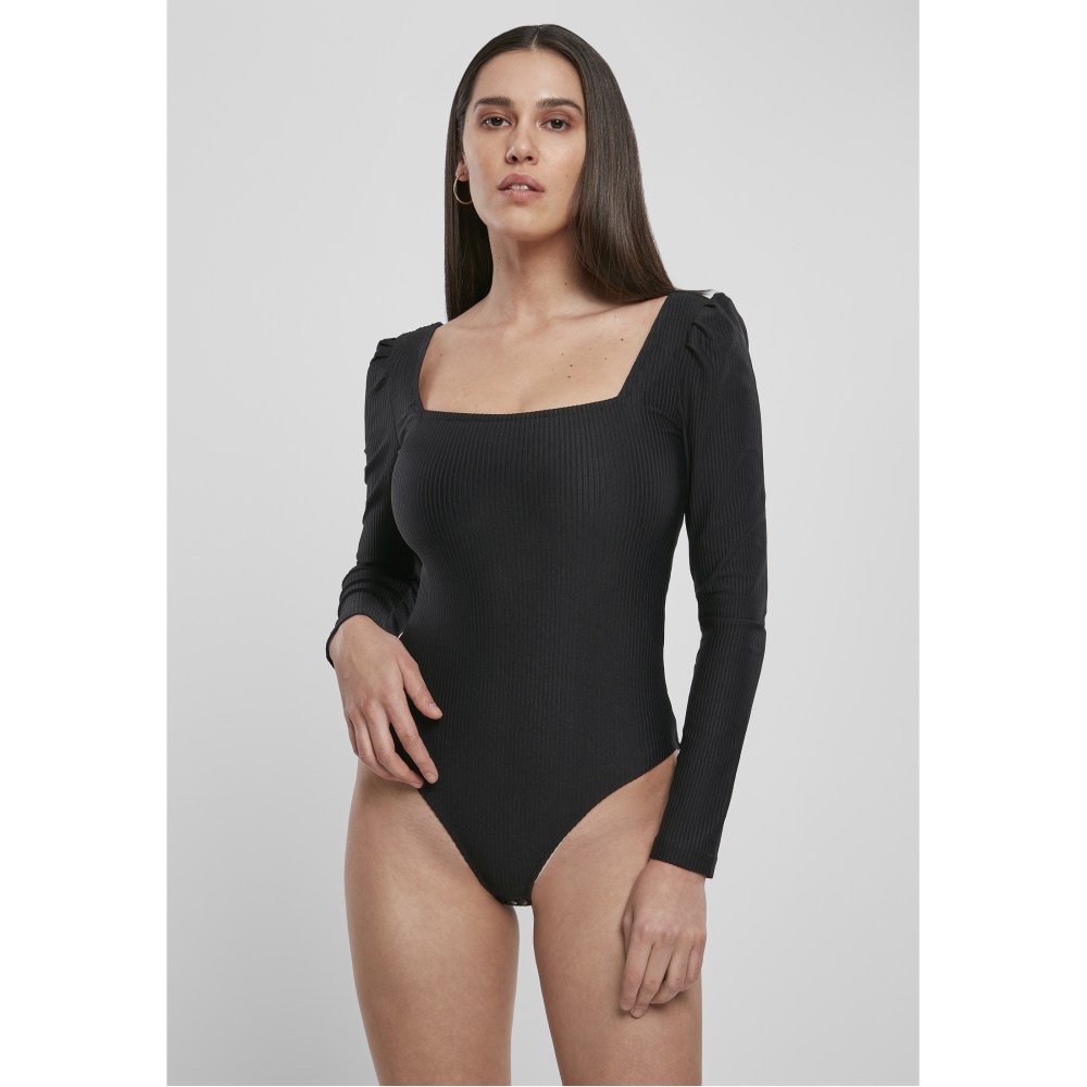 Urban Classics - Rib Puffer Body - Schwarz